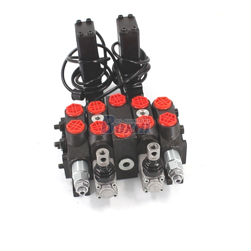 DCV60 Electric Motor 2 Spool Sectional Valve Factory Direct Supply main image